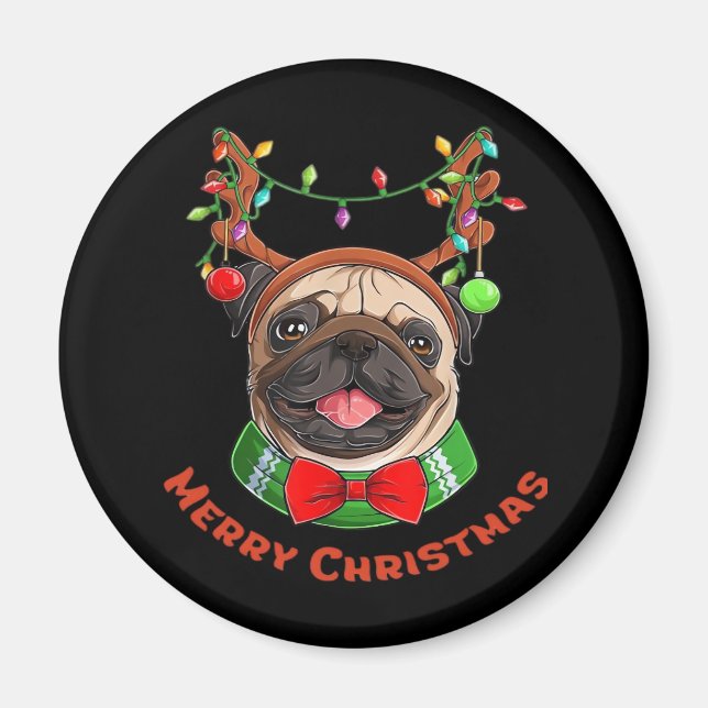 Merry Christmas. Christmas lights. Classic T-Shirt Magnet (Front)
