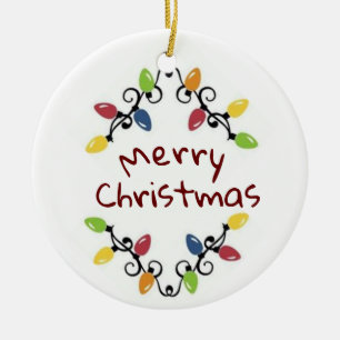 *MERRY CHRISTMAS* CHRISTMAS LIGHTS ORNAMENT