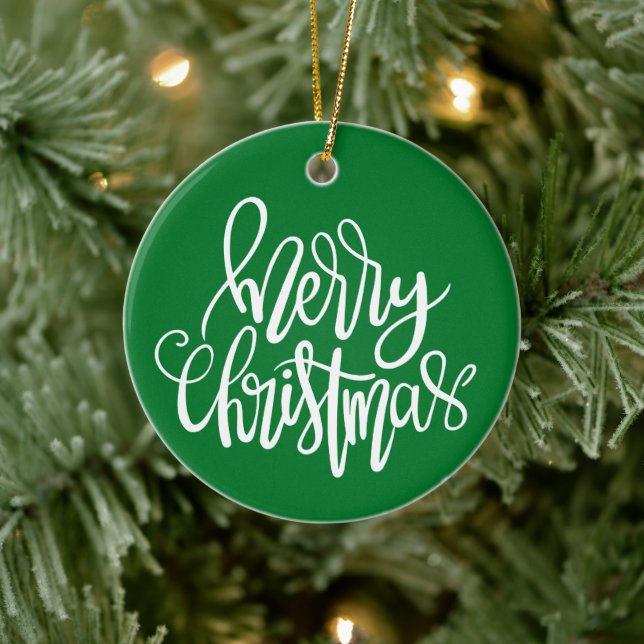 Merry Christmas - Christmas Ornament (Tree)