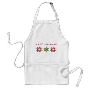 Merry Christmas Christmas Ornament Apron