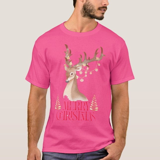 merry Christmas Christmas party boy T-Shirt (Front)
