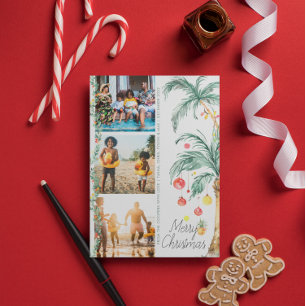 Merry Christmas   Christmas Photo Collage Card