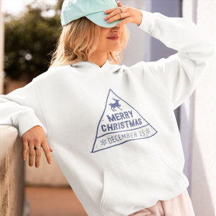 Merry Christmas, Christmas Reindeer Hoodie