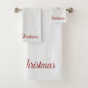 Merry Christmas,Christmas Sweets Bath Towel Set