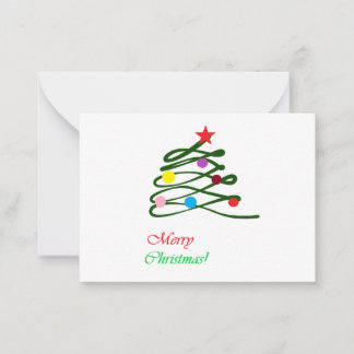 Merry Christmas Christmas tree  Card