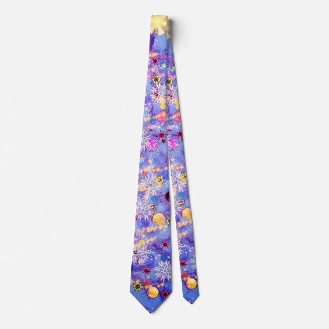 Merry Christmas - Christmas Tree - Christmas Tie (Front)