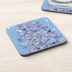 Merry Christmas - Christmas Tree Coaster