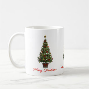 Merry Christmas. Christmas Tree Coffee Mug