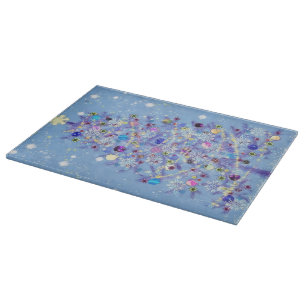 Merry Christmas - Christmas Tree - Cutting Board