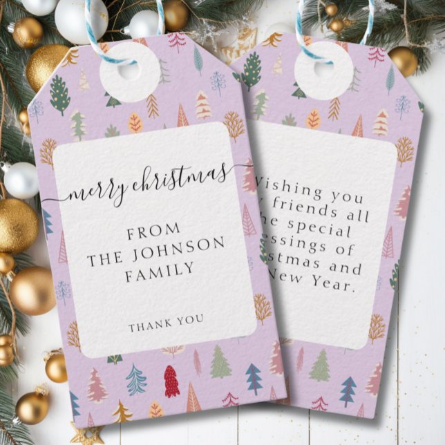 Merry Christmas! Christmas Tree Gift Tags (Creator Uploaded)