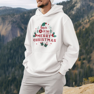 Merry Christmas, Christmas Tree Hoodie