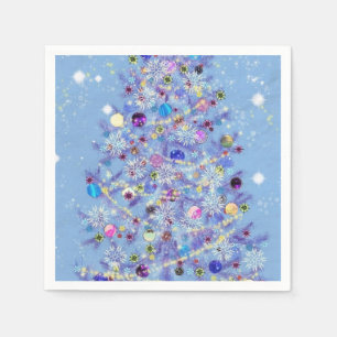 Merry Christmas - Christmas Tree Napkin