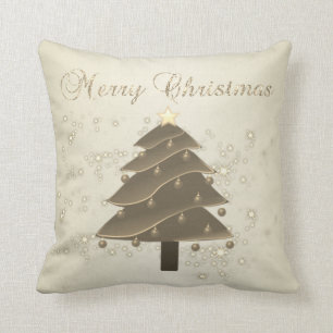 Merry Christmas,Christmas Tree,Sparkles Cushion