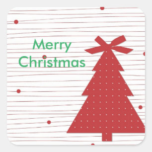 Merry Christmas, Christmas Tree Sticker