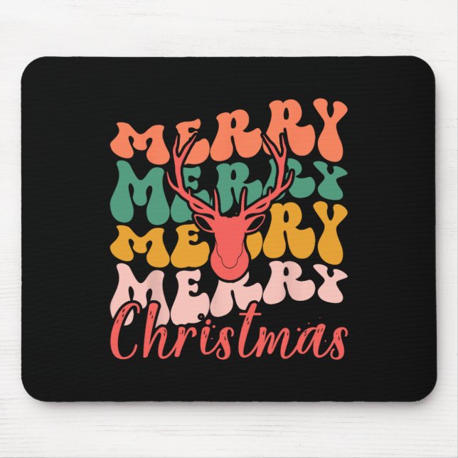 Merry Christmas Christmas Xmas Fun  Mouse Mat (Front)