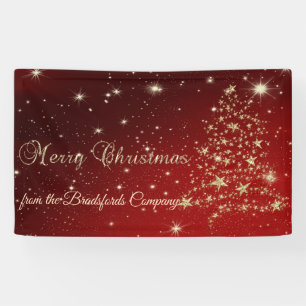Merry Christmas ,ChristmasTree,Red,Company Banner
