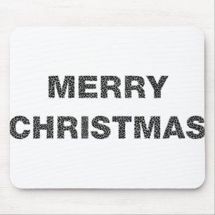 Merry Christmas Circles 4 Mouse Mat