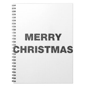 Merry Christmas Circles 4 Notebook