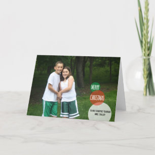 Merry Christmas Circles for you Holiday Card