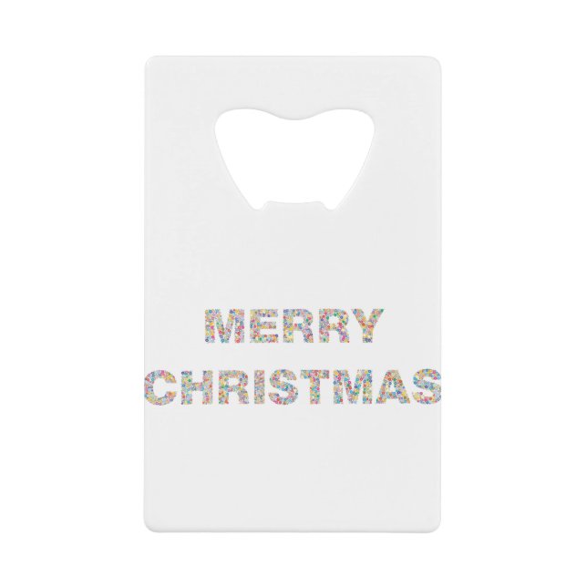 Merry Christmas Circles Prismatic 2 (Front)