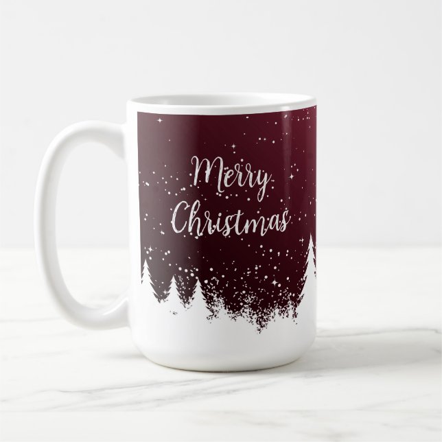  Merry Christmas Claret Mug (Left)