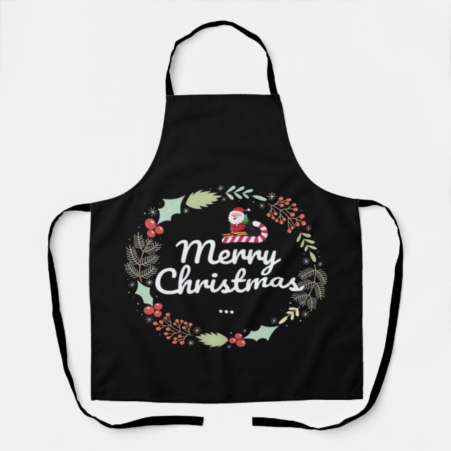 Merry christmas Classic Apron (Front)