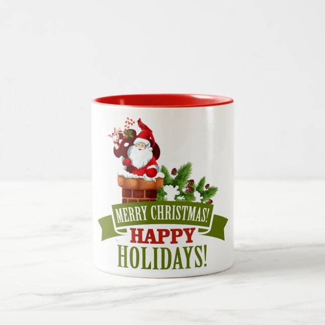 Merry Christmas Classic Mug (Center)