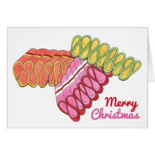 Merry Christmas Classic Ribbon Hard Candy Holiday