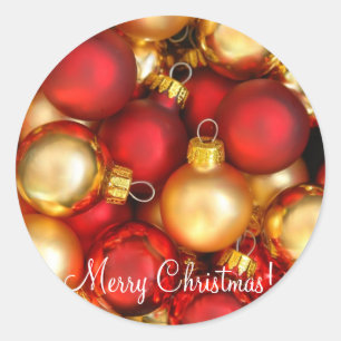 Merry Christmas! Classic Round Sticker