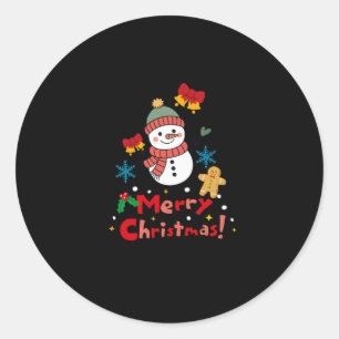 Merry Christmas! Classic Round Sticker