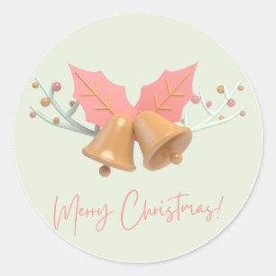 Merry Christmas   Classic Round Sticker