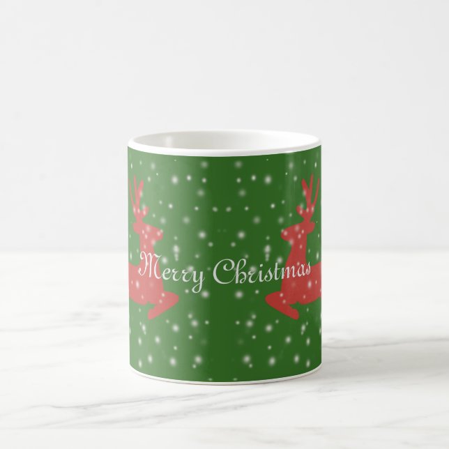 Merry Christmas  Classic White Mug (Center)