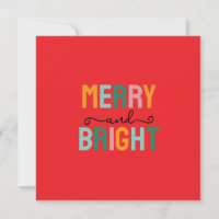 Merry Christmas Classical Unique Minimalist Plain