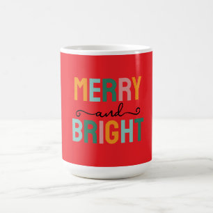 Merry Christmas Classical Unique Minimalist Plain Coffee Mug