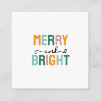 Merry Christmas Classical Unique Minimalist Plain