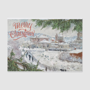 Merry Christmas. Claude Monet Tissue Paper