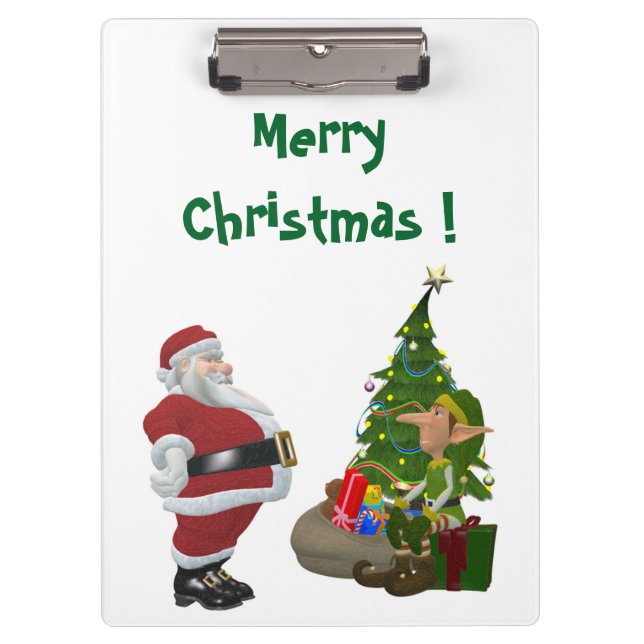 MERRY CHRISTMAS CLIPBOARD (Front)