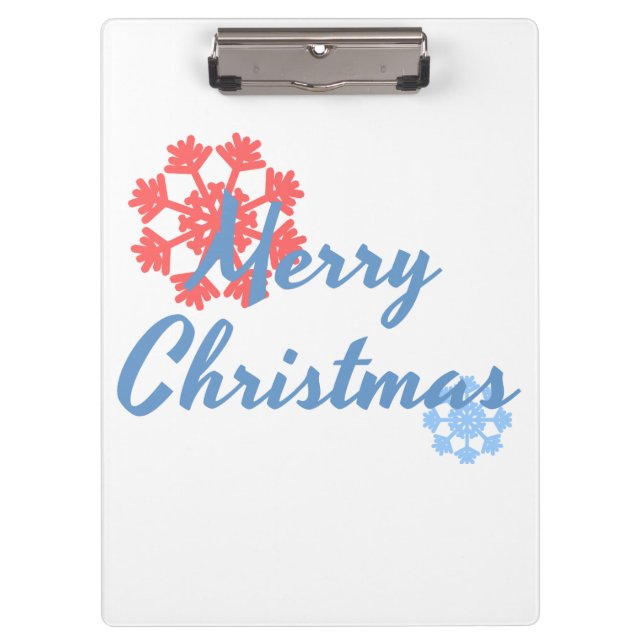 Merry Christmas Clipboard (Front)