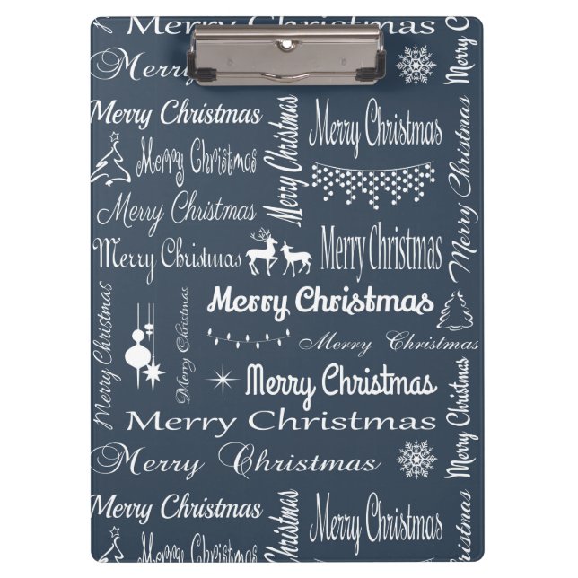 Merry Christmas Clipboard (Front)