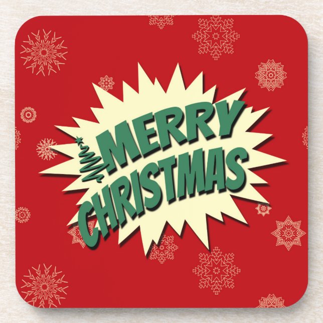 Merry Christmas Coaster (Front)