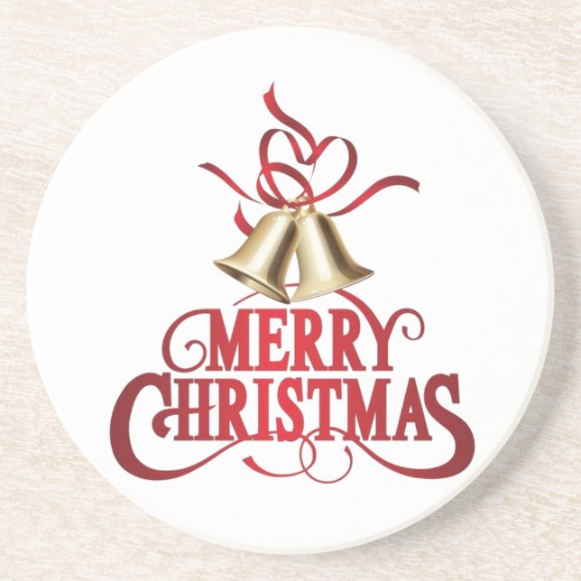 Merry Christmas  Coaster (Front)