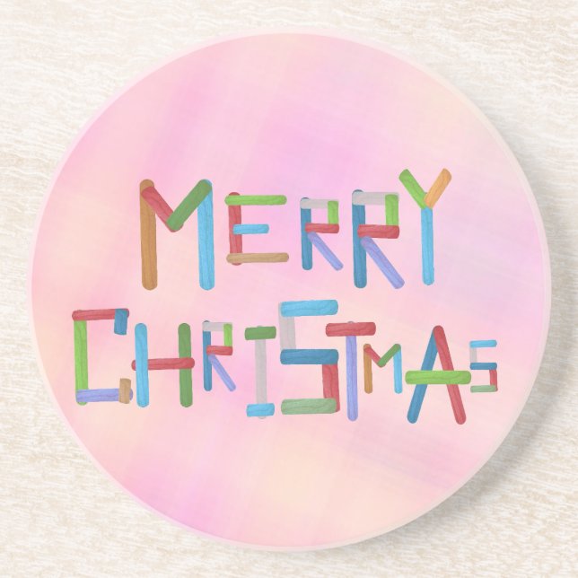 Merry Christmas Coaster (Front)