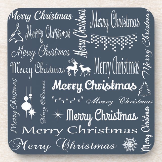 Merry Christmas Coaster (Front)