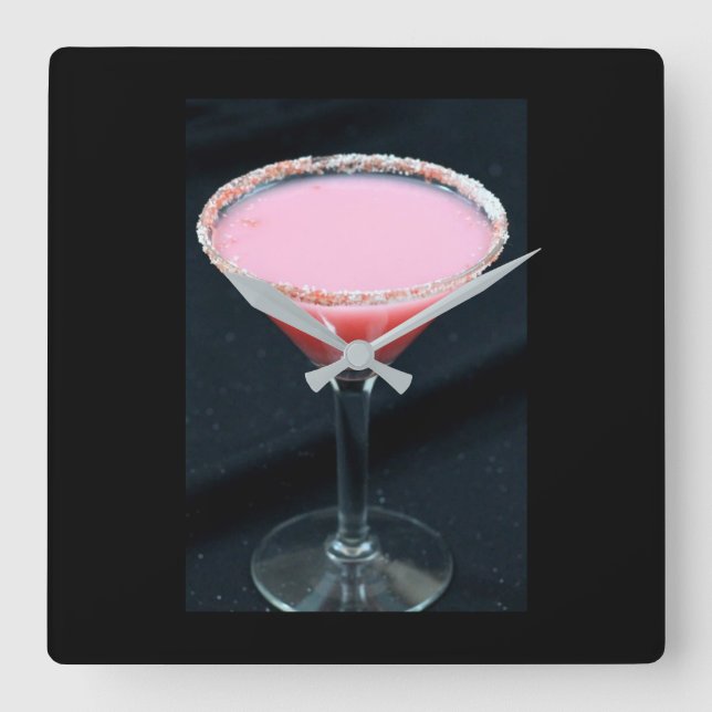 **MERRY CHRISTMAS COCKTAIL** CLOCK (Front)