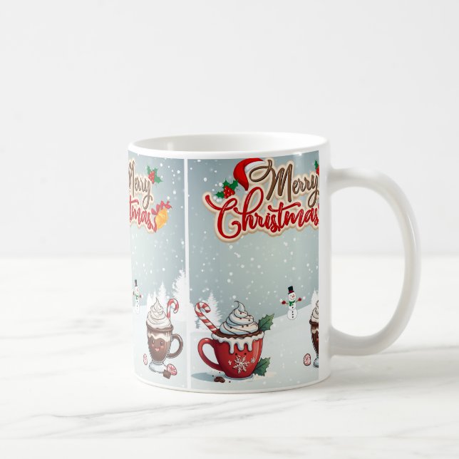 Merry Christmas Cocoa Delights Coffee Mug (Right)