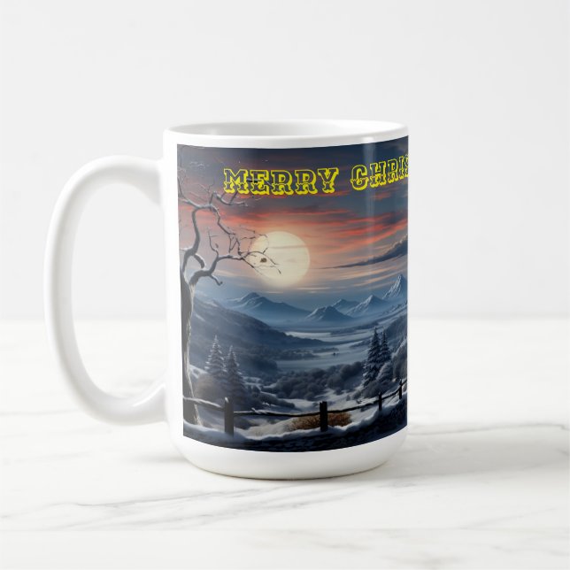 Merry Christmas Coffee Mug (Left)