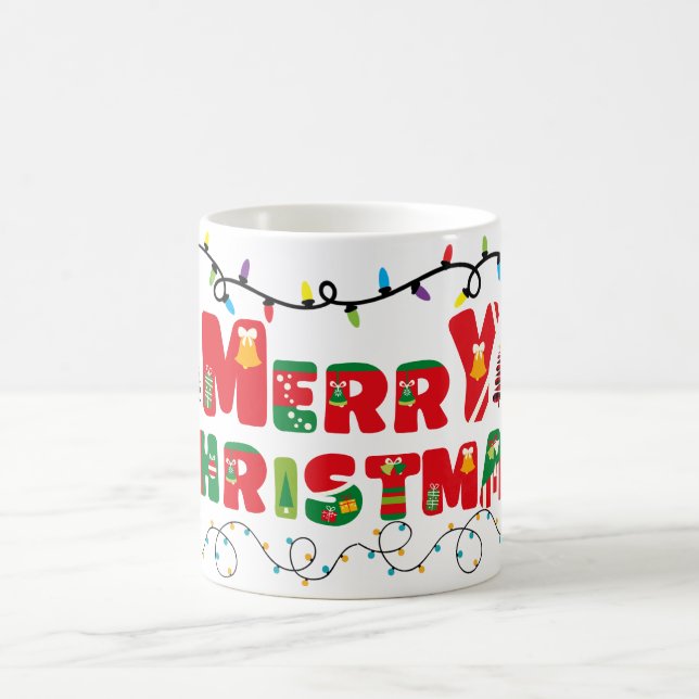Merry Christmas Coffee Mug (Center)