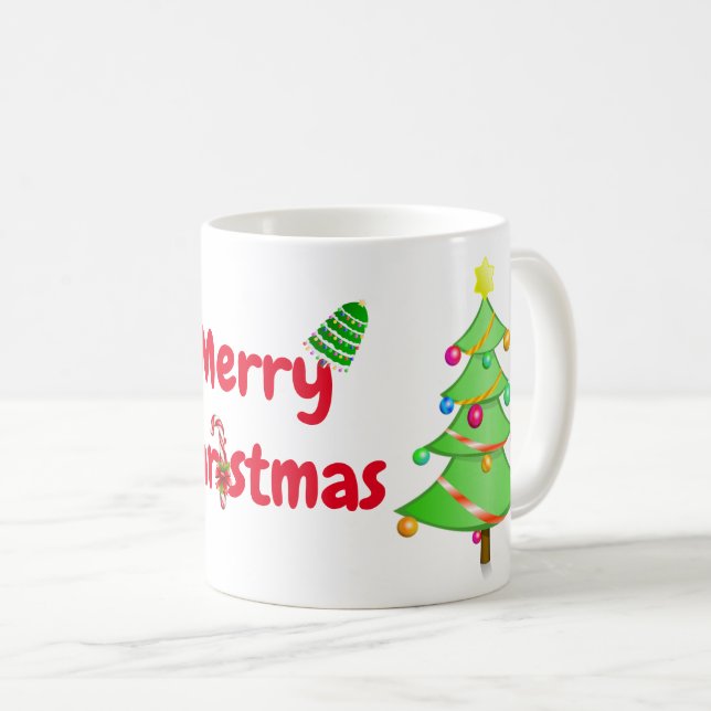 Merry Christmas Coffee Mug (Front Right)