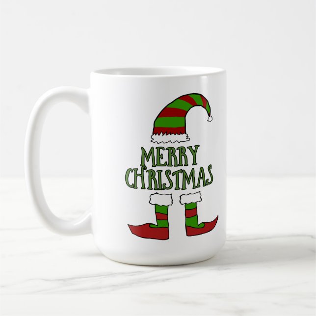 MERRY CHRISTMAS  COFFEE MUG (Left)