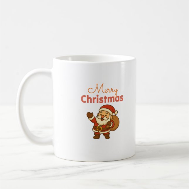 Merry Christmas Coffee Mug (Left)